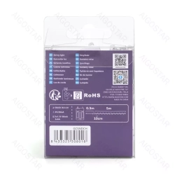 Sznur led multikolor na 3 baterie AA, RGBY, 5m 50led